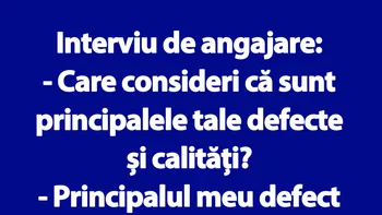 Bancul de 1 Mai | Interviu de angajare