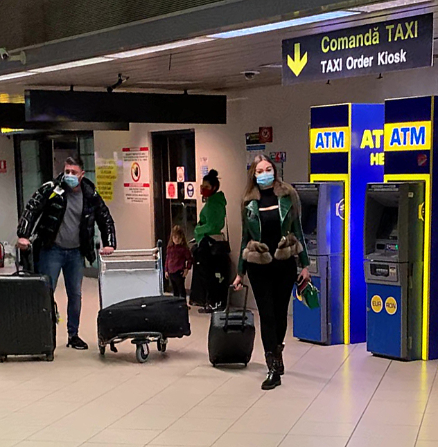 Daria Radionova a revenit în România
