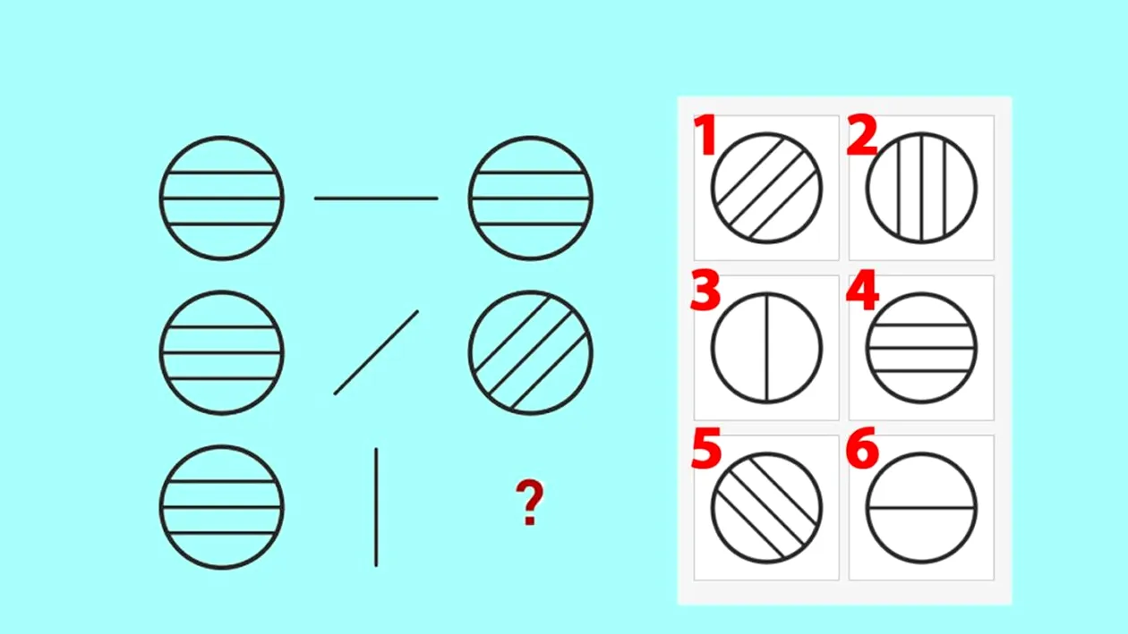 Test de inteligență | Care e figura care lipsește? Geniile răspund corect în 3 secunde!