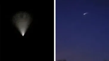 Minge de foc pe cerul României. Ce este obiectul arzător surprins în weekend