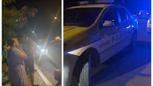 VIDEO. Scandal în trafic, la Craiova. Polițiștii au intervenit de urgență, pentru a calma două grupări rivale