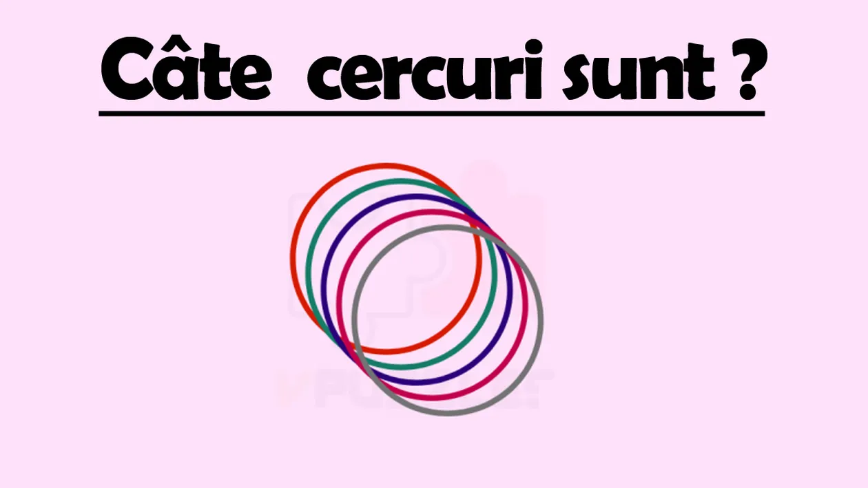 Test de inteligență | Câte cercuri sunt, de fapt, în această imagine?