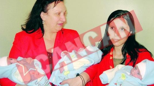 Tripletii din Targu Jiu Si mamica lor au ajuns acasa
