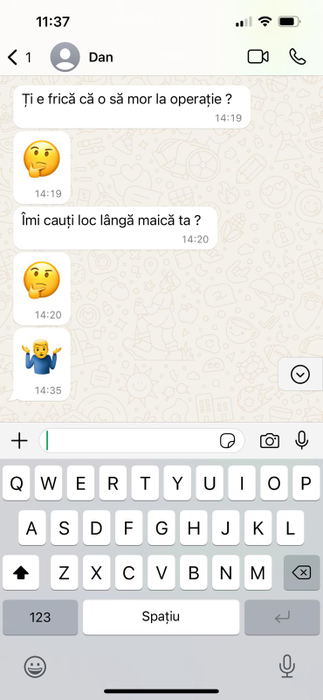 Daniel Tudorache, insistent cu fosta soție.