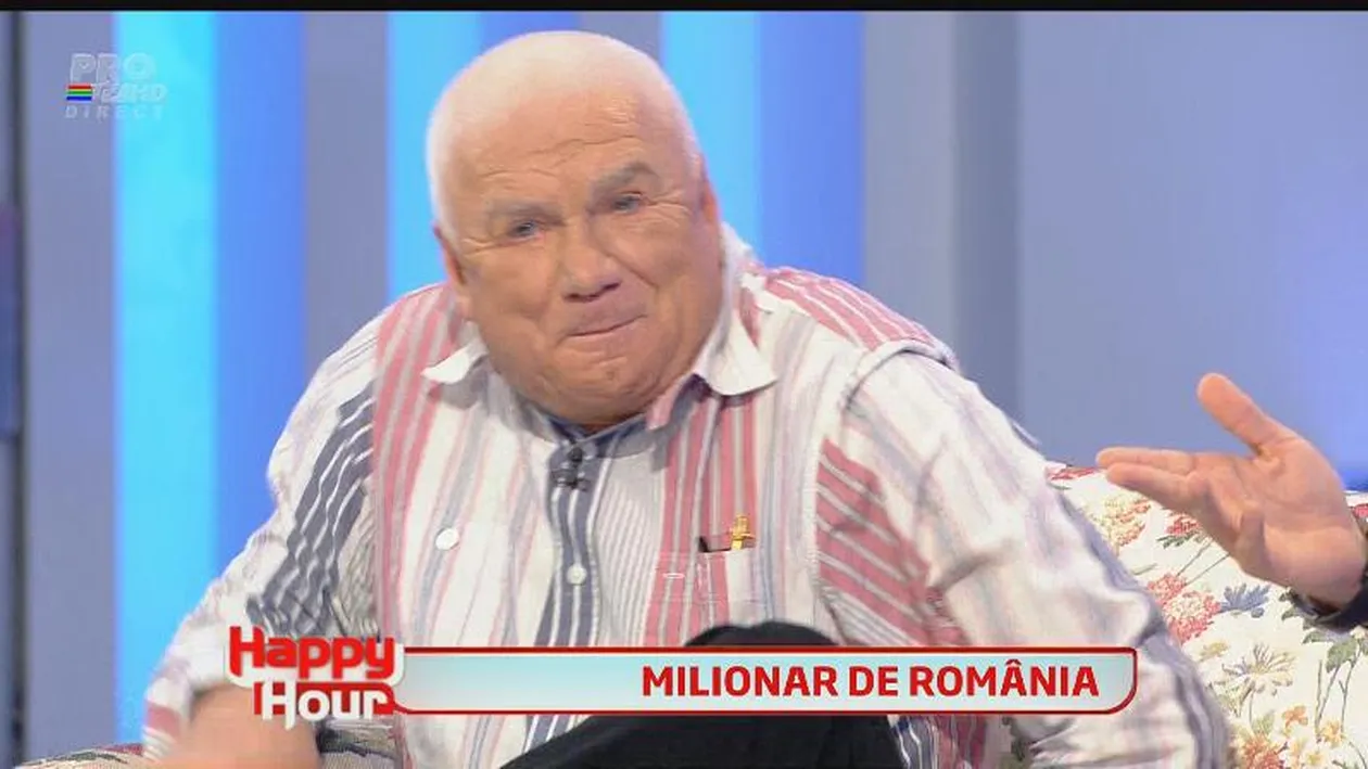 Excentricul milionar Cornel Tăbăcaru, declaraţii spectaculoase la Happy Hour: Eu sunt băiat de la ţară, de asta nu sunt educat