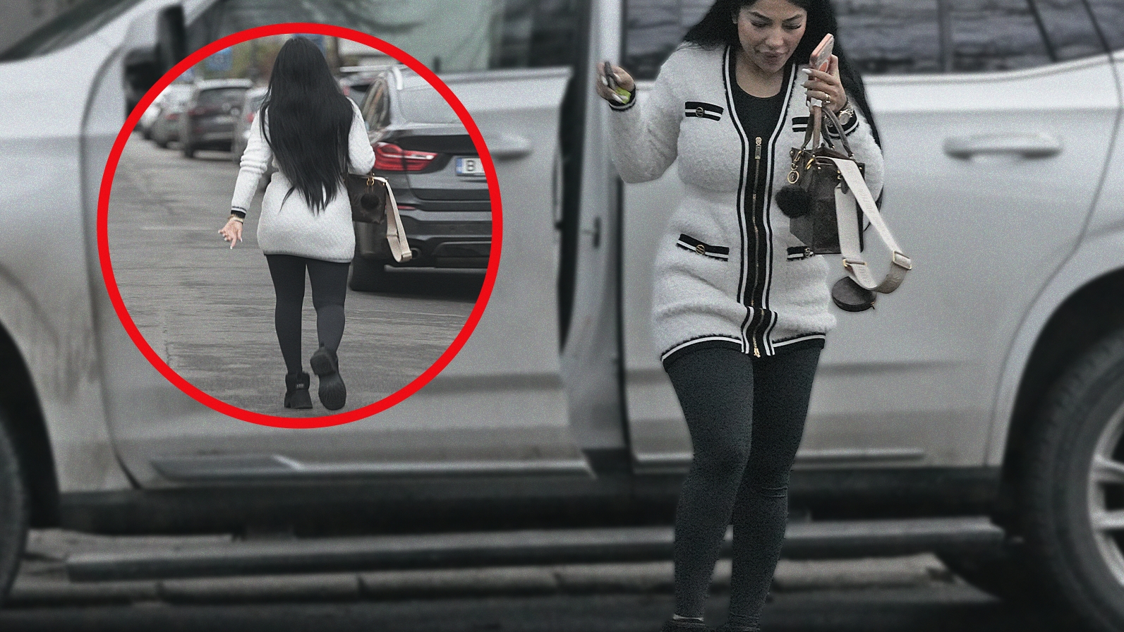 Marymar a dat peste cap audiența, asortată perfect cu Cadillac-ul. Până și Kim Kardashian ar fi invidioasă