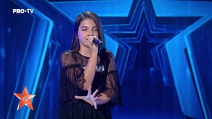 Roberta are doar 9 ani, dar i-a uimit cu vocea ei pe jurații de la Românii au Talent: ”E un mister cum se poate cânta la vârsta asta...”