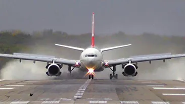Imagini de groază pe aeroportul din Manila! Un avion se rotește în aer, la aterizare, și... VIDEO
