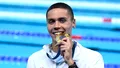 Iubita lui David Popovici, cu lacrimi în ochi după aurul olimpic câștigat de Regele Natației. Imagini emoționante cu Taisia