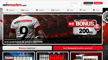 Câştig uriaş la pariuri sportive. Cu cinci meciuri pariate pe winmasters.com, a luat 25.000 lei FOTO