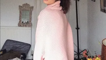 ŞTEFANIA IVĂNESCU îi face concurenţă acerbă IOANEI TAMAŞ pentru titlul de cea mai sexy iubită de fotbalist român! Cum arată bruneta 