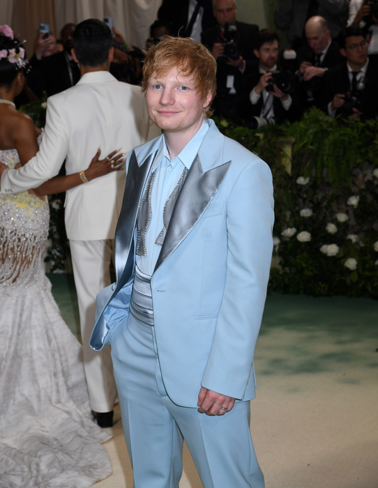 May 6, 2024, New York, New York, USA: Ed Sheeran attends the 2024 Met Gala Celebrating Sleeping Beauties: Reawakening Fashion at Metropolitan Museum of Art in New York.,Image: 871157140, License: Rights-managed, Restrictions: , Model Release: no