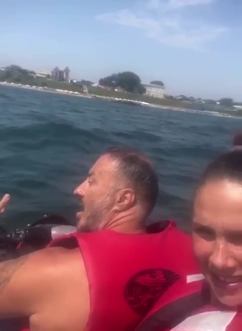 Silviu și Raluca Dudiță pe skijet