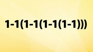Testul IQ de joi | Calculați 1-1(1-1(1-1(1-1)))