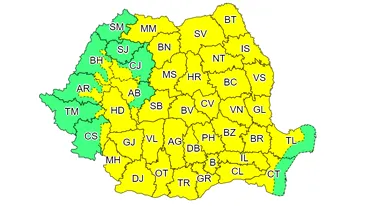 Alertă de Cod Galben în România. Meteorologii ANM au făcut anunțul