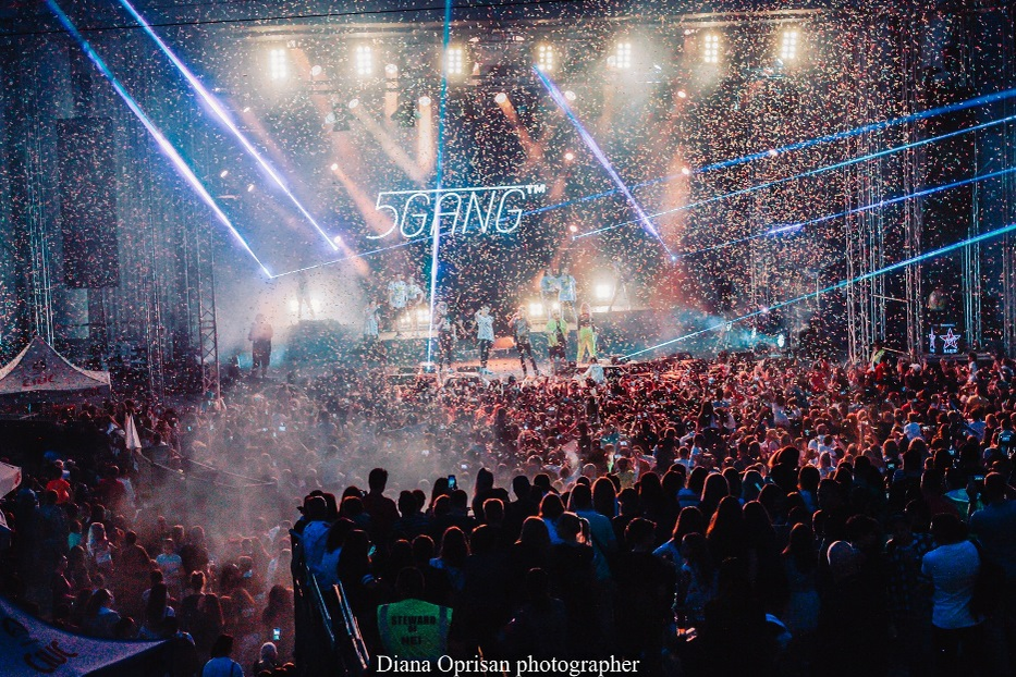 De Ziua Copilului, idolii noii generații, fenomenul 5GANG și invitații lor, au creat o atmosferă exploziva