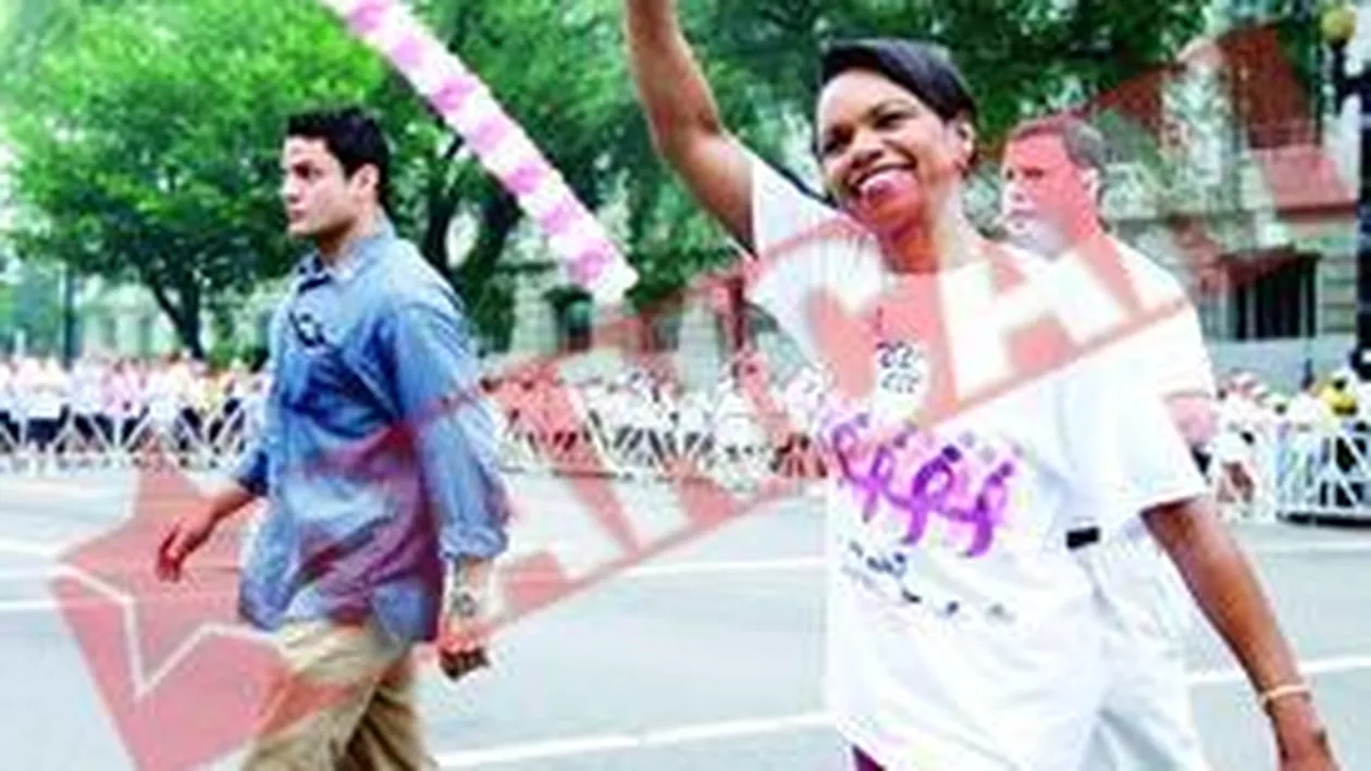 Condoleezza Rice, la maraton