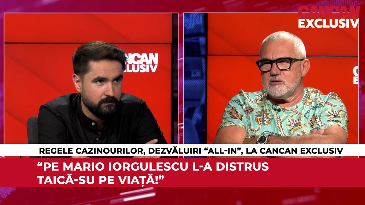 Sorin Constantinescu a făcut dezvăluiri “all-in", în cadrul emisiunii CANCAN EXCLUSIV (Foto: captură video)