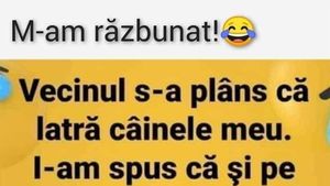 Bancul sfârșitului de săptămână | "M-am răzbunat"