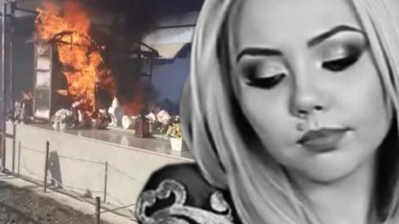 Breaking. Mormântul Denisei Răducu a ars ca o torță! Filmări șocante. EXCLUSIV