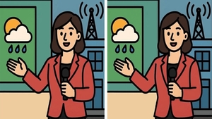 Test de inteligență | Identificați cele 3 diferențe dintre cele două prezentatoare ale rubricii Meteo