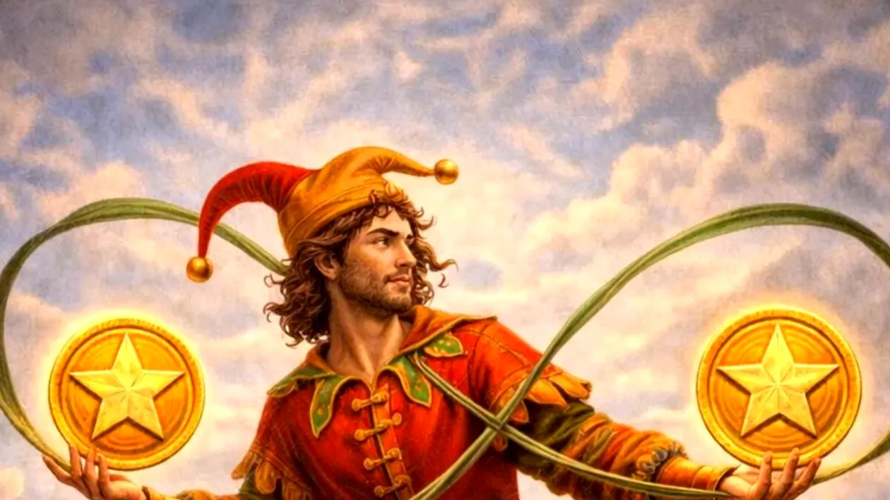 Cartea de Tarot a Zilei, 21 decembrie. Doi de Monede și testul echilibrului dintre bani, muncă și viața personală