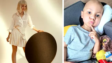Andreea Bălan, în lupta pentru viață a unui băiețel diagnosticat cu o tumoră la creier