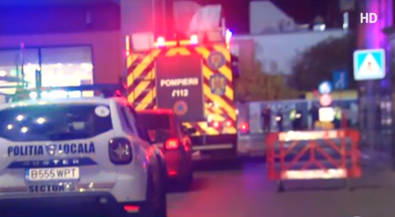 Alertă în sectorul 5! Supermarket evacuat din cauza mirosului puternic de gaze. Pompierii intervin la fața locului