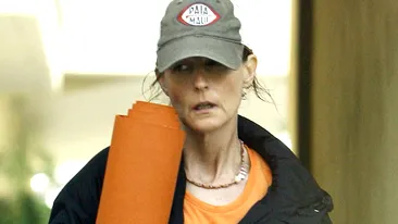 Helen Hunt, epuizata dupa sedinta de yoga