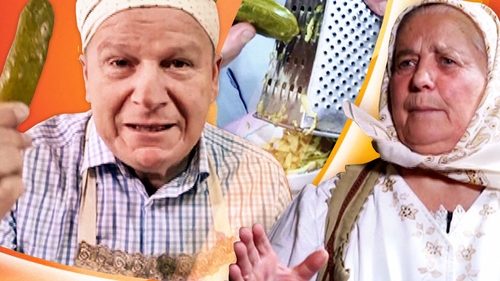 Imagini demențiale cu Aurel Tămaș & bunicuța-virală de pe YouTube. S-au filmat în timp ce…