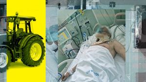 Fiica bărbatului din Giurgiu aproape strivit de tractor și acum intubat face acuzații grave: a vrut doctorița să scape de el și nu l-a internat? ”Mi-a spus că nu-l primește în prag de sărbători!”