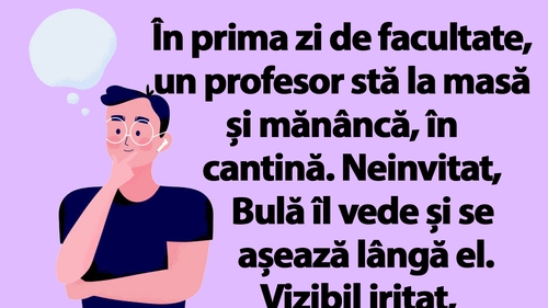 BANC | Bulă, în prima zi de facultate