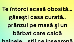 Bancul de weekend | Te întorci acasă obosită...