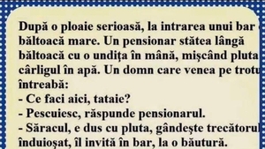 BANCUL ZILEI | Pensionarul și ploaia