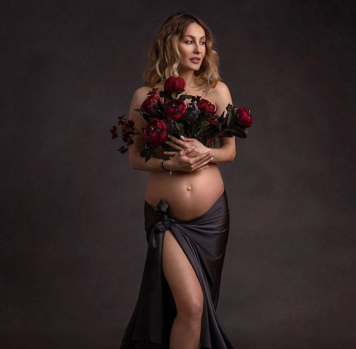 Flavia Mihășan, pe ultima sută de metri cu sarcina. Imagine emoționantă cu burtica de graviduță, în toată splendoarea ei