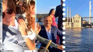 Primele imagini de la nunta anului! Syda și Sheila își răsfață invitații pe malul Bosforului
