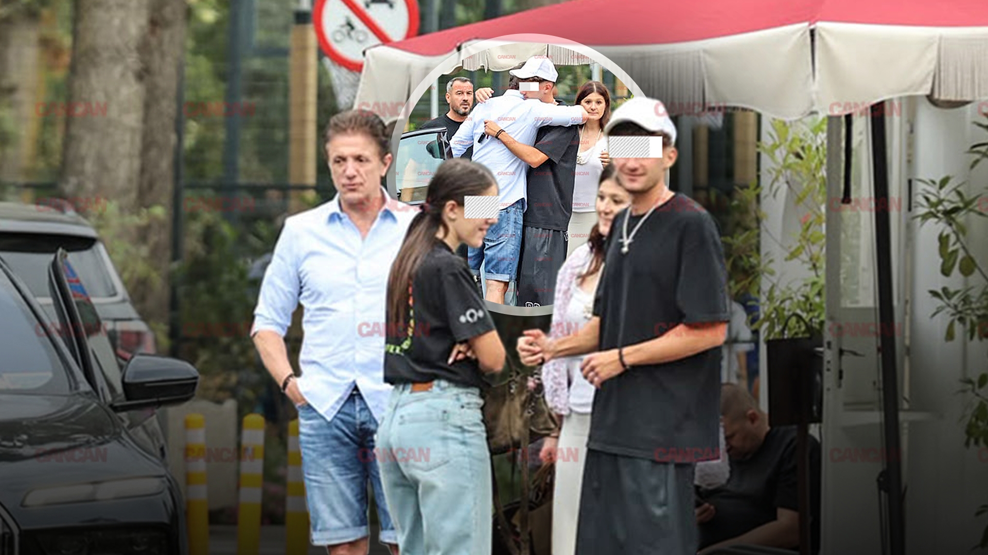 Imagini rare cu familia lui Gică Popescu în formulă completă. Fostul internațional, la masă cu soția și copiii în localul unde are loc petrecerea de nuntă a ministrului Finanțelor