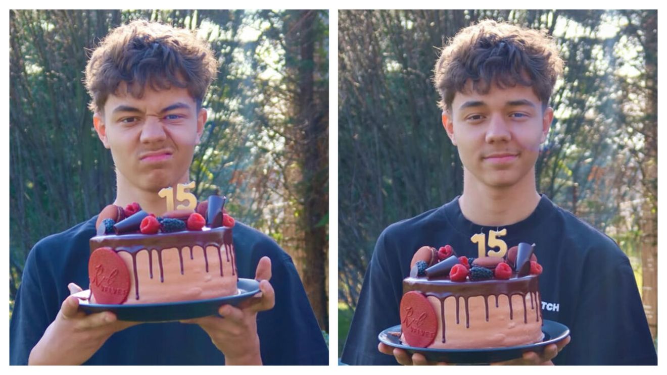 Moment special în familia Măruță. David a împlinit 15 ani, iar Andra a transmis un mesaj emoționant