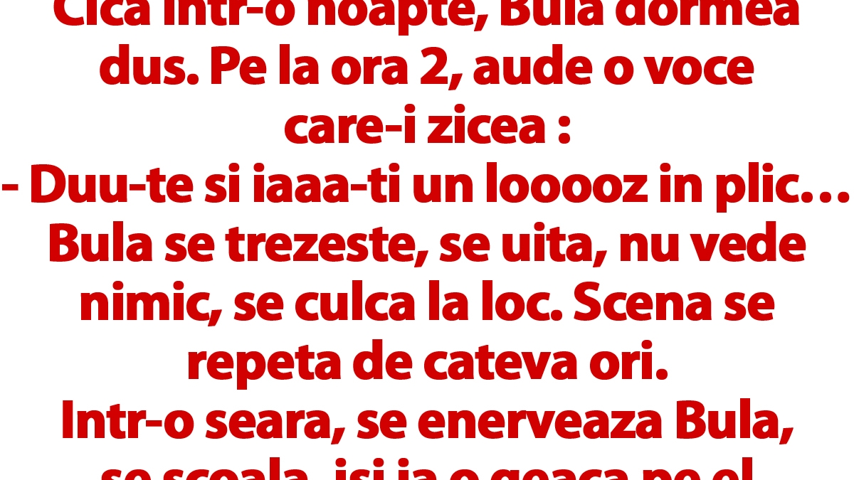 BANCUL ZILEI | Bulă joacă la loz în plic