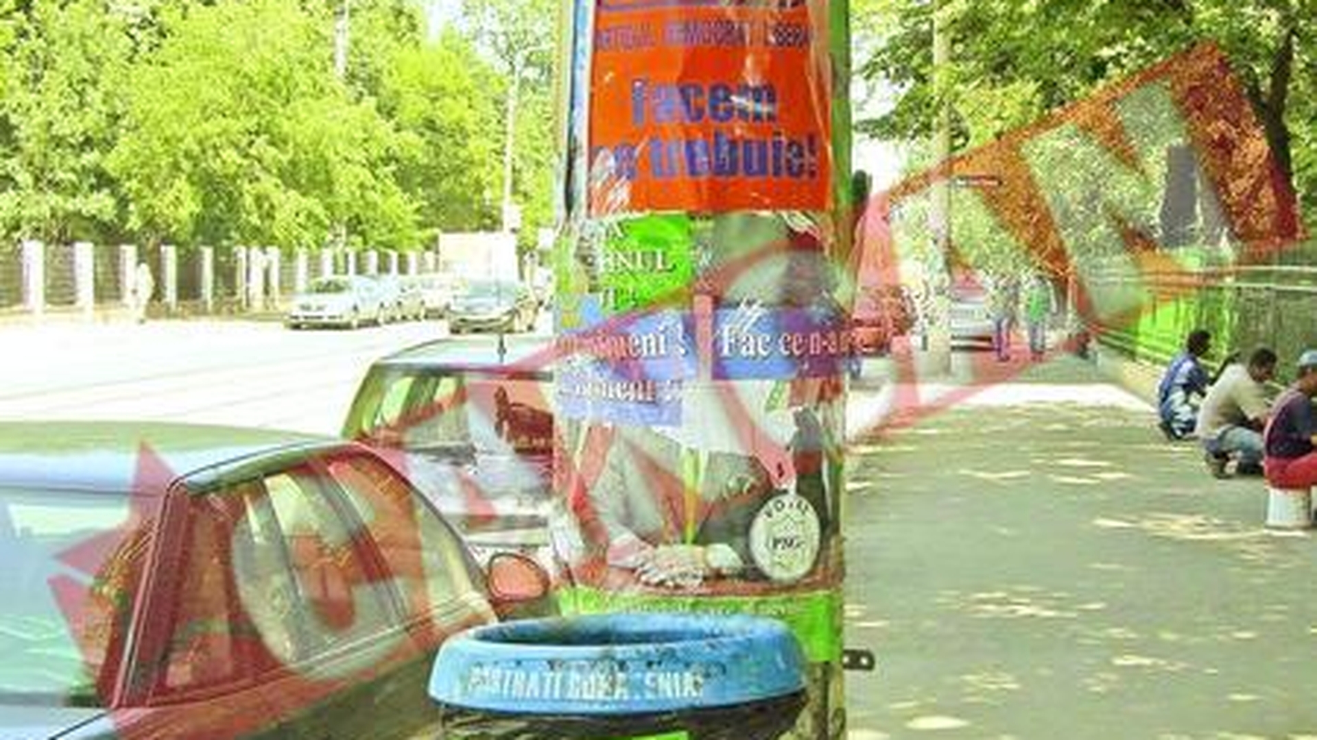 Capitala, Ingropata In afise electorale