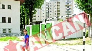 Garajele, demolate de Poteras, au ajuns In curtea unei Scoli