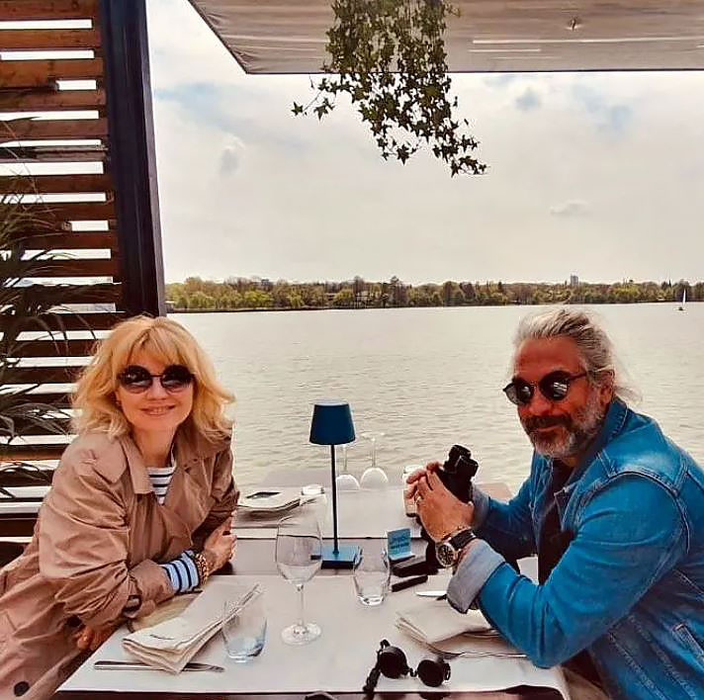 Nadia și Mihai Popescu, la o cafea