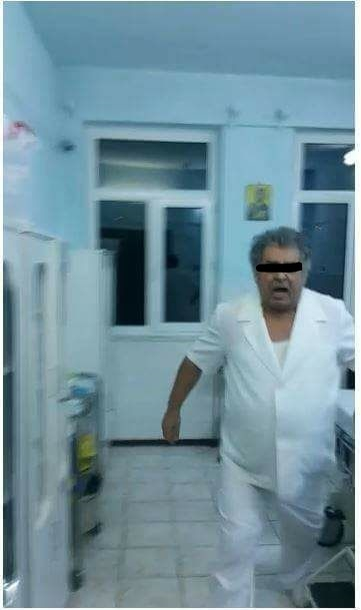 Momentul când medicul ar fi devenit violent