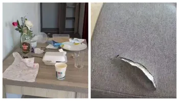 Imagini dezastruoase într-un apartament din Mamaia. Ce au lăsat în urmă tinerii cazați de 1 Mai
