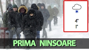 Meteorologii Accuweather au modificat prognoza. Pe ce dată exactă vin ninsorile în București
