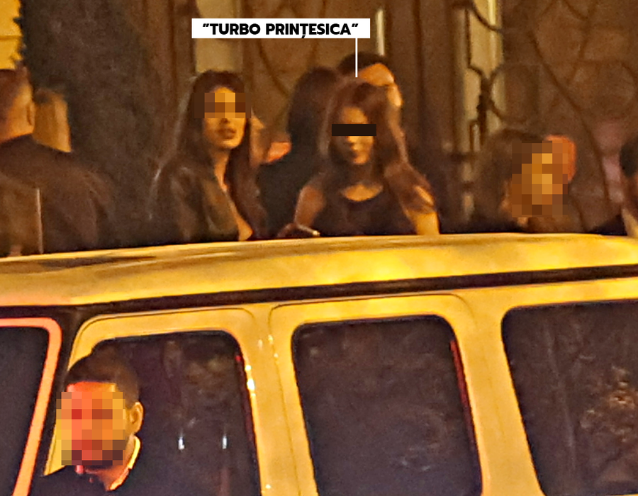 "Prințesica Turbo", după o noapte de distracție (SURSA FOTO: CANCAN.RO)