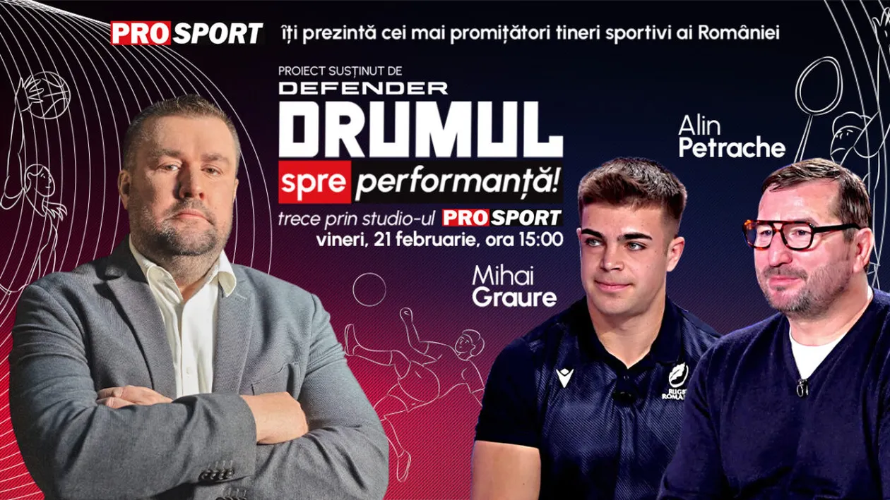 Emisiunea „Drumul spre performanță, azi la ora 15.00. Cine sunt marile speranțe din rugby-ul autohton