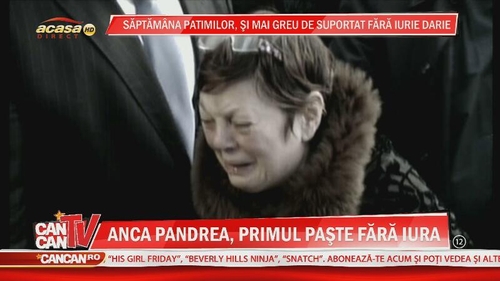 Anca Pandrea, primul Paste fara Iurie Darie. "Iurisca inca merge cu mine peste tot si vede tot"