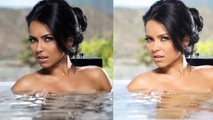 Inna isi retuseaza nasul in Photoshop