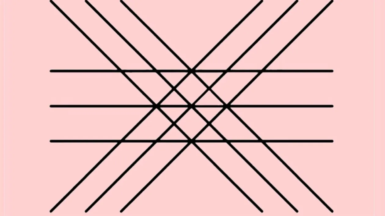 TEST IQ | Doar un geniu poate spune câte triunghiuri sunt, în total, în această imagine